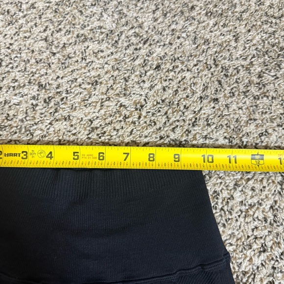 Free People Movement Black Athletic Leggings with Ribbed Texture Womens Size XS - Picture 9 of 9